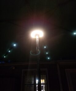 OYOCO Warm White Patio Umbrella Light 3 Brightness Modes Cordless 28 LED Lights at 200 lumens 4 x AA Battery Operated,Umbrella Pole Light for Patio Umbrellas,Camping Tents 55 61F0JN6rBML