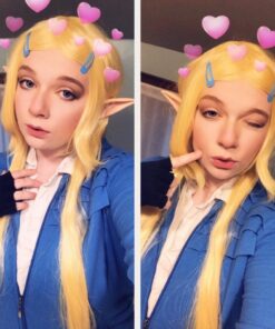 MapofBeauty 40" 100cm Anime Costume Long Straight Cosplay Wig Party Wig (Blonde) Blonde 48 61F0iTtmQdL