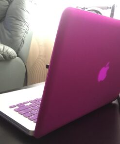 Se7enline Compatible with MacBook Pro Case Bundle 5 in 1 Set Hard Cover Cases for MacBook Pro 13 in A1278 Release 2010-2012 Sleeve Bag, Keyboard Cover,Screen Protector, Dust Plug, Deep Purple 16 inch 38 61F1oOUSKL