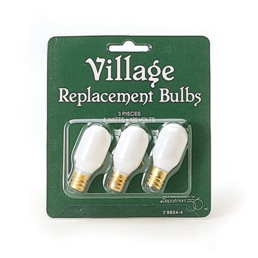 Replacement bulbs, set of 3 by Department 56 Bulb Accessory