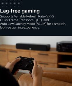 Denon AVR-S570BT 5.2 Channel AV Receiver - 8K Ultra HD Audio & Video, Enhanced Gaming Experience, Wireless Streaming via Built-in Bluetooth, (4) 8K HDMI Inputs, Supports eARC, HD Setup Assistant Black 25 61F2lVMLxOL