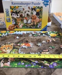 Ravensburger Happy Animal Buddies - 300 Piece Jigsaw Puzzle for Kids – Every Piece is Unique, Pieces Fit Together Perfectly 15 61F2vyLkxVL