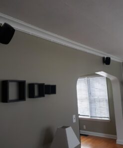 125in Cord Hider/Cover Wall - Yecaye One-Cord Channel Cable Concealer - Easy Install Cable Management System for Max 2 Small Wires, Cable Raceway Home Office, 8X L15.7in W0.59in H0.4in, White 44 61F3SpqtGgL