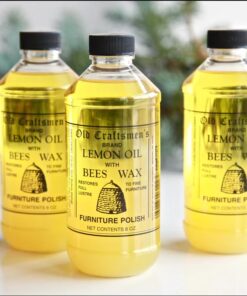 Old Craftsmen's Lemon Oil with Bees Wax Wood Furniture Polish 8oz 9 61F7WGyq3WL