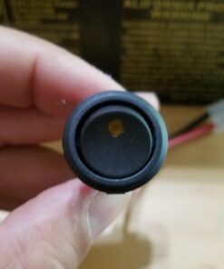 yueton 12pcs Car Truck Rocker Round Toggle LED Switch On-Off Control, Blue, Green, Yellow, Red 36 61F8hGAI3hL