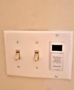 Honeywell Home RPLS730B1000 7-Day Programmable Light Switch Timer, White Filter 62 61FALw yyBL