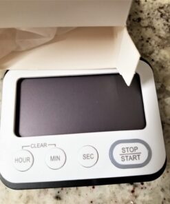 Digital Kitchen Timer Magnetic Loud Alarm, Large LCD Screen Silent/Beeping Multi-Function for Teachers Classroom Kids, Black 23 61FC1YQMP3L