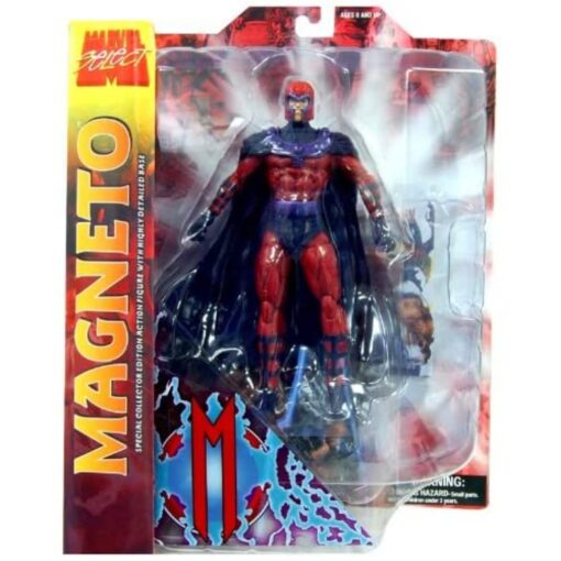 Diamond Select Toys Marvel Select: Magneto Action Figure,7 inches