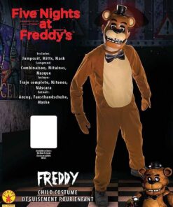 Rubie's Five Nights Child's Value-Priced at Freddy's Freddy Costume, Large, Brown 25 61FG0wRsMIL 3