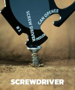 Wallet Ninja Multitool Card – 18 in 1 Credit Card Multi-Tool (Bottle Opener, Can Opener, Screwdrivers, Phone Stand & More) – Black 28 61FG71Vwd1L