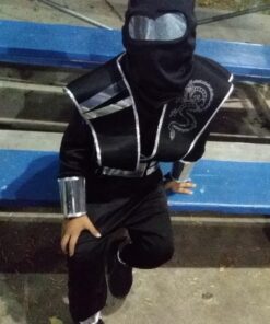 Fun World boys Mirror Ninja Silver Medium 8 - 10 Multicolor 7 61FGASD3qJL