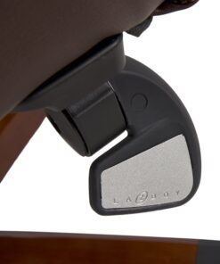 La-Z-Boy Delano Big & Tall Executive Office Chair, High Back Ergonomic Lumbar Support, Bonded Leather, Brown 42 61FHE6oGMoL 1