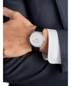 Frederique Constant Slimline Silver Dial Leather Strap Men's Watch FC-200RS5S36 8 61FHYhBm2wL