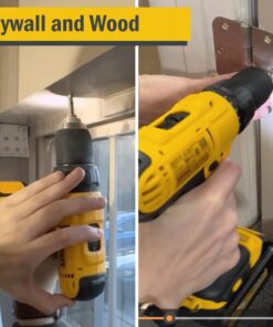 DEWALT 20V Max Cordless Drill / Driver Kit, Compact, 1/2-Inch (DCD771C2), Dewalt Yellow Compact Drill/Driver 47 61FHrm8YaL