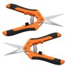 VIVOSUN Gardening Hand Pruner Pruning Shear with Straight Stailess Steel Blades (2Pack Orange) 2 61FHzueX1SL