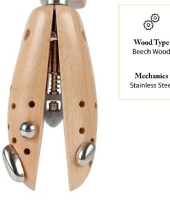 FootFitter Premium Professional 2-Way Shoe Stretcher, Stretches Length & Width, Strong & Heavy Duty Construction Women's Medium (US 7 - 9) 13 61FJXX8lQ3L 1