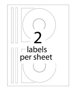Avery CD Labels, Matte White, 40 Disc Labels and 80 Spine Labels (8692),4.5/8 Inches 4.5/8 Inches 9 61FKE0CxI5L