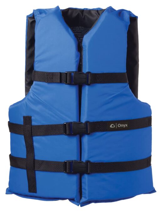 Onyx General Purpose Boating Vest Blue Universal Vest,Universal,Jacket,Classic