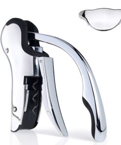 Stainless Steel Wine Opener Compact Vertical Corkscrew Wine Bottle Opener with Foil Cutter 23 61FKZBZvPTL