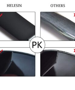 25Inch Kitchen Silicone Stove Counter Gap Cover, Easy Clean Heat Resistant Wide & Long Gap Filler, Seals Spills Between Counter, Stovetop, Oven, Washer & Dryer, Set of 2 ( Black) 25 Inches 28 61FLIxGmJL