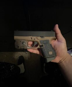 TALON GRIPS Adhesive Pistol Grip – Compatible with Glock 43 – Made in The USA Rubber-Black 37 61FLJFbKc4L