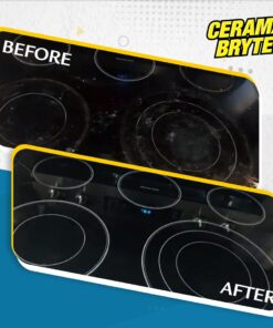 Cerama Bryte 1 x 10 Pack Cleaning Pads Cooktop and Stove Top Cleaner for Glass - Ceramic Surfaces, 10 Count 10 Count (Pack of 1) 11 61FMpmuv4wL 1