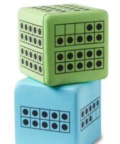 hand2mind Ten Frame Dice, Large Foam Dice for Classroom, Subitizing Dice, Math Manipulatives for Elementary School, Counting Toys for Toddlers, Educational Toys for Preschool Children (Set of 12) 25 61FNH2HAw0L