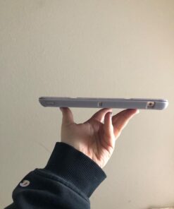 Soke iPad 6th/5th Generation Case with Pencil Holder, Smart iPad 9.7 inch Cases Trifold Stand with Shockproof Soft TPU Back Cover and Auto Sleep/Wake Function for Apple iPad 2018/2017, Violet 60 61FOxx8CVL