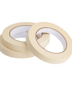 Amazon Basics Masking Tape, Pack of 3 Rolls, Beige, 0.7 Inch x 180 Feet 0.7 Inch by 180 Feet 18 61FS5hsjgML