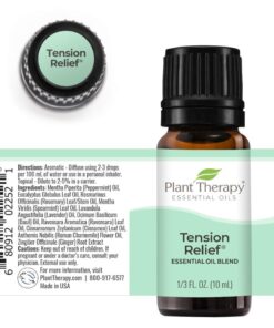 Plant Therapy Tension Relief Essential Oil Blend 10 mL (1/3 oz) 100% Pure, Undiluted, Therapeutic Grade 0.34 Fl Oz (Pack of 1) 9 61FS5kilRzL