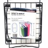 LockerMate Wire Locker Stac-A-Shelf, 12-1/2"H x 10"W x 11-1/2"D, Assorted Colors 38 61FSAlsPZS