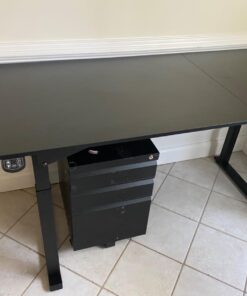 Dripex Standing Desk, 63"/ 71" L Shaped Desk Adjustable Height, Electric Corner Stand Up Desk Large Home Office Desk Computer Workstation, Dual Motor Sit Stand Desk 4 Legs, Super Stable Black 71 x 43 inch 21 61FSLaJtRUL