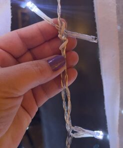 Twinkle Star, 8.26 Inches Indoor Outdoor, LED String Light for Christmas Wedding Party Home Garden Bedroom Wall Decoration (White) White 300 LED 25 61FSmGzlvJL