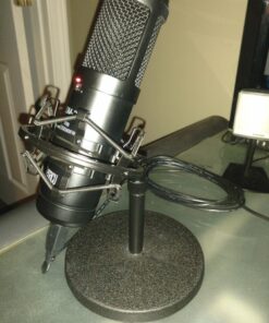 OnStage DS7100B Desktop Microphone Stand, Black 20 61FTAsNJeCL