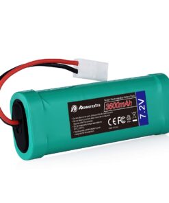 Powerextra 7.2V 3600mAh High Capacity Rechargeable 6-Cell NiMH RC Battery Pack with Standard Tamiya Connectors Compatible RC Cars, RC Truck, RC Airplane, RC Helicopter, RC Boat 13 61FTBu9gFFL