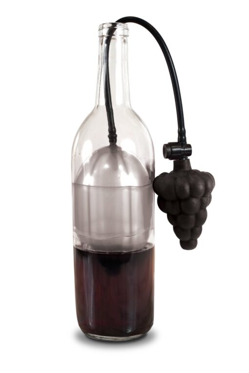 Air Cork Wine Preserver (Charcoal): Wine Saver, Saves Red and White Wine, Reusable Stopper Sealer, Seen On Shark Tank Charcoal