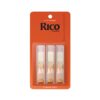 D’Addario Woodwinds Rico Woodwinds Bb Clarinet Reeds - Reeds for Clarinet - Thinner Vamp Cut & Unfiled for Ease of Play, Traditional Blank for Clear Sound - Clarinet Reeds 2 Strength, 3-Pack Strength 2.0 18 61FVA29XUwL