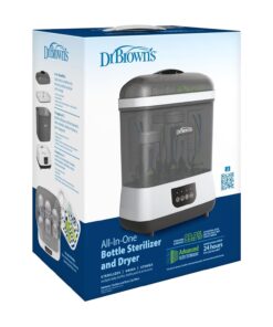 Dr. Brown's All-in-One Sterilizer and Dryer for Baby Bottles, Parts & Other Newborn Essentials Sterilizer & Dryer 1 Count (Pack of 1) 60 61FVu kNtSL