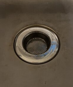 Fengbao 2PCS Kitchen Sink Strainer - Stainless Steel, Large Wide Rim 4.5" Diameter 37 61FVyLfKlYL