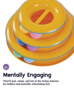 Catstages Tower of Tracks Interactive 3-Tier Cat Toy 20 61FWMmRnUML