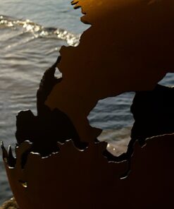 Firepit Art Third Rock Outdoor Fire Pit Bowl TR 36" Diameter 7 61FWNirsSNL