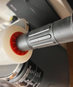 Stretch Wrap Roll with Handle 15” x 1000Ft – 80 Gauge – Heavy Duty Plastic Shrink wrap Roll with Rotating Handles for Pallet Wrap Film - Plastic Wrap for Moving Supplies - Shrink Wrap for Moving, 15 Inch 25 61FYNu1hNdL