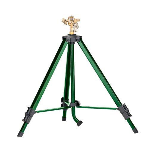 Orbit 58308Z Brass Impact Sprinkler on Tripod Base, Green (1) (1)