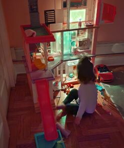 Barbie DreamHouse Dollhouse with 75+ Accessories and Wheelchair Accessible Elevator, 10 Play Areas, 3 Custom Light Settings & Music (Amazon Exclusive) 28 61Fau2EmOCL