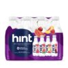 Hint Water Purple Variety Pack (Pack of 12), 16 Ounce Bottles, 3 Bottles Each of: Raspberry, Watermelon, Cherry, and Peach, Zero Calories, Zero Sugar and Zero Sweeteners 4-Flavor Purple Variety Pack 16 Fl Oz (Pack of 12)