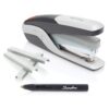 Swingline Stapler Value Pack, 28 Sheet Capacity, Jam Free, Reduced Effort, includes Quick Touch Stapler, 5000 Staples and Staple Remover, Metal, Black and Silver (S7064580) Black/Silver 7 61FbvOO5NkL