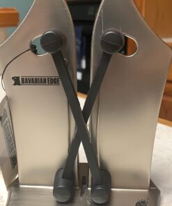 Official As Seen On TV Bavarian Edge Kitchen Knife Sharpener by BulbHead, Sharpens, Hones, & Polishes Serrated, Beveled, Standard Blades 38 61Fdi8WTy8L 1