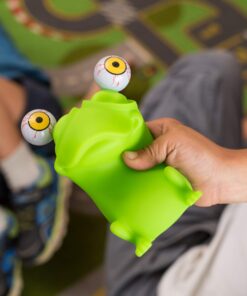 Eye Popping Flippy Frog - Large Squeeze - Stress Relief Toy - Latex Free Peepers Fidget - Anxiety Reducer Sensory Play - Funny Sensory Fidget for Boys and Girls - Suitable for Autism and ADHD 19 61Fe6x6z1QL