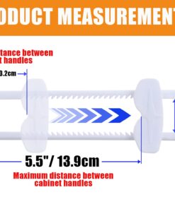 Dreambaby Sliding Cabinet Child Safety Locks - U Shaped for Knobs and Handles 3 Count (Pack of 1) 20 61FeCzVYViL