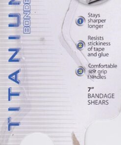 Acme United 90292 Bandage Shears Titanium 7-Inch Gray/Yellow 20 61FewGhmNrL